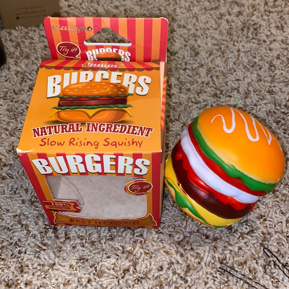 Vlampo rare slow rising hamburger squishy.